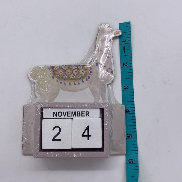 ✨ 🌵🦙 Llama Desk Perpetual Block Calendar 🦙✨🏷✨ - Picture 9 of 10